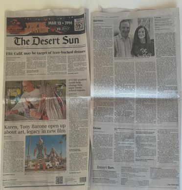 Photo of Documentary article in Desert Sun