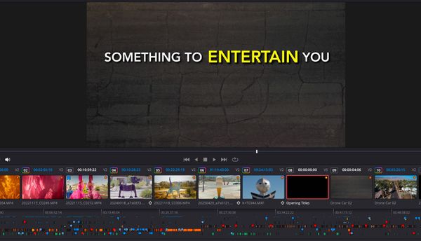 Screenshot of Color page for Something To Entertain You documentary