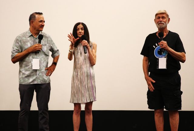 Q&A after screening